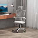 Bexford Lane High Back Office Chair Mesh Computer Desk Chair with Lumbar Support and Adjustable Height - Grey