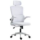 Bexford Lane High Back Office Chair Mesh Computer Desk Chair with Lumbar Support and Adjustable Height - White