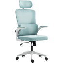 Bexford Lane High Back Office Chair Mesh Computer Desk Chair with Lumbar Support and Adjustable Height - Light Blue