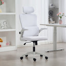 Bexford Lane High Back Office Chair Mesh Computer Desk Chair with Lumbar Support and Adjustable Height - White
