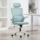 Bexford Lane High Back Office Chair Mesh Computer Desk Chair with Lumbar Support and Adjustable Height - Light Blue