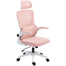 Bexford Lane High Back Office Chair Mesh Computer Desk Chair with Lumbar Support and Adjustable Height - Pink