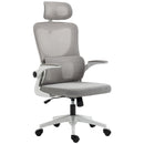 Bexford Lane High Back Office Chair Mesh Computer Desk Chair with Lumbar Support and Adjustable Height - Grey