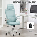 Bexford Lane High Back Office Chair Mesh Computer Desk Chair with Lumbar Support and Adjustable Height - Light Blue