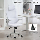 Bexford Lane High Back Office Chair Mesh Computer Desk Chair with Lumbar Support and Adjustable Height - White