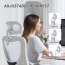 Bexford Lane High Back Office Chair Mesh Computer Desk Chair with Lumbar Support and Adjustable Height - White