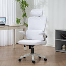 Bexford Lane High Back Office Chair Mesh Computer Desk Chair with Lumbar Support and Adjustable Height - White