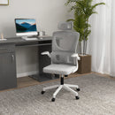 Bexford Lane High Back Office Chair Mesh Computer Desk Chair with Lumbar Support and Adjustable Height - Grey