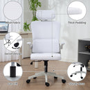 Bexford Lane High Back Office Chair Mesh Computer Desk Chair with Lumbar Support and Adjustable Height - White