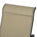 Birmingham 3pc Outdoor Glider Chair Set with Table for Patio, Mixed Grey
