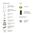 Brazilian Hammock Chair with Universal Chair Stand