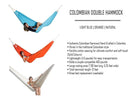 Colombian Double Hammock with Universal Hammock Stand
