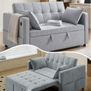 Camilla Convertible Sleeper Sofa Bed, 3-in-1 Pull Out Sofa with USB Charging