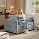 Camilla Convertible Sleeper Sofa Bed, 3-in-1 Pull Out Sofa with USB Charging