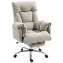 Darrow Loft Ergonomic Desk Chair with Footrest, Adjustable Backrest and Lumbar Support - Grey