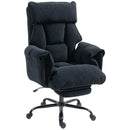 Darrow Loft Ergonomic Desk Chair with Footrest, Adjustable Backrest and Lumbar Support - Black