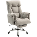 Darrow Loft Ergonomic Desk Chair with Footrest, Adjustable Backrest and Lumbar Support - Grey