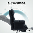 Darrow Loft Ergonomic Desk Chair with Footrest, Adjustable Backrest and Lumbar Support - Black