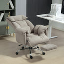 Darrow Loft Ergonomic Desk Chair with Footrest, Adjustable Backrest and Lumbar Support - Grey