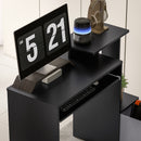 Emberlyn Court 39" Computer Desk with Sliding Keyboard Tray, Storage Drawer and Shelf - Black