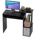Emberlyn Court 39" Computer Desk with Sliding Keyboard Tray, Storage Drawer and Shelf - Black