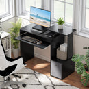 Emberlyn Court 39" Computer Desk with Sliding Keyboard Tray, Storage Drawer and Shelf - Black