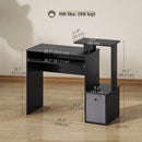 Emberlyn Court 39" Computer Desk with Sliding Keyboard Tray, Storage Drawer and Shelf - Black