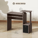 Emberlyn Court 39" Computer Desk with Sliding Keyboard Tray, Storage Drawer and Shelf - Grey