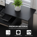 Emberlyn Court 39" Computer Desk with Sliding Keyboard Tray, Storage Drawer and Shelf - Black