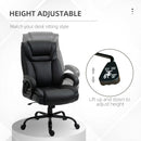 Enzo Big and Tall High Back Black Executive Chair up to 400lbs