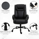 Enzo Big and Tall High Back Black Executive Chair up to 400lbs