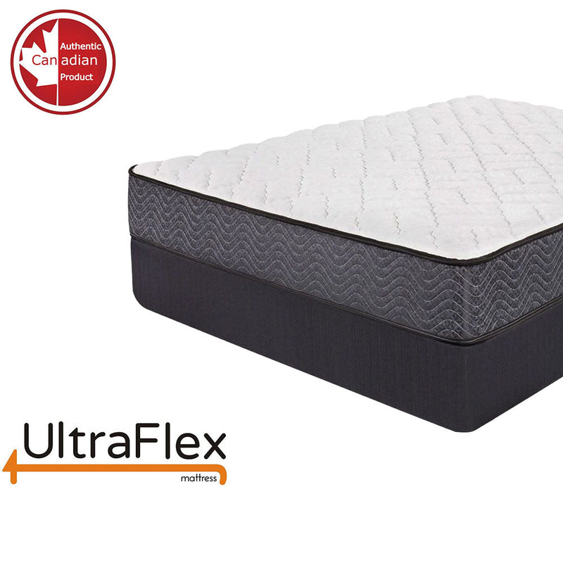 UltraFlex PRESTIGE - Orthopedic Heavy-Duty Hybrid HDCoils, with Posture Support High-Density Foam Casing, Low Motion Transfer (Made in Canada) - With Waterproof Mattress Protector