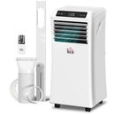Air Conditioner, HOMCOM 10,000BTU Portable Air Conditioner and Dehumidifier with 24-Hour Timer - White - Seasonal Overstock