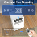 Air Conditioner, HOMCOM 10,000BTU Portable Air Conditioner and Dehumidifier with 24-Hour Timer - White - Seasonal Overstock