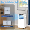 Air Conditioner, HOMCOM 10,000BTU Portable Air Conditioner and Dehumidifier with 24-Hour Timer - White - Seasonal Overstock