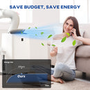 Air Conditioner, HOMCOM 14,000BTU Portable Air Conditioner and Dehumidifier with 24-Hour Timer, Window Kit 700 Sq.ft. - White - Seasonal Overstock