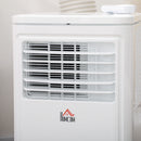 Air Conditioner, HOMCOM 8,000BTU Portable Air Conditioner and Dehumidifier with 24-Hour Timer and Window Mount Kit - Cream White - Seasonal Overstock