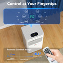 Air Conditioner, HOMCOM 8,000BTU Portable Air Conditioner and Dehumidifier with 24-Hour Timer and Window Mount Kit - Cream White - Seasonal Overstock