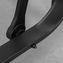 Harmonys Gate Outdoor Glider Chair with Gliding Action, Black