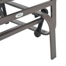 Harmonys Gate Outdoor Glider Chair with Gliding Action, Grey