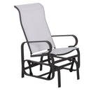Harmonys Gate Outdoor Glider Chair with Gliding Action, Beige