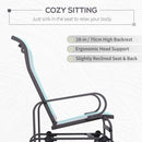 Harmonys Gate Outdoor Glider Chair with Gliding Action, Beige
