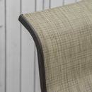 Harmonys Gate Outdoor Glider Chair with Gliding Action, Sand