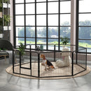 Dog Kennels, Heavy Duty 8-Panel Pet Playpen Portable Dog Pen for Indoor & Outdoor Use 23.5" High - Seasonal Overstock