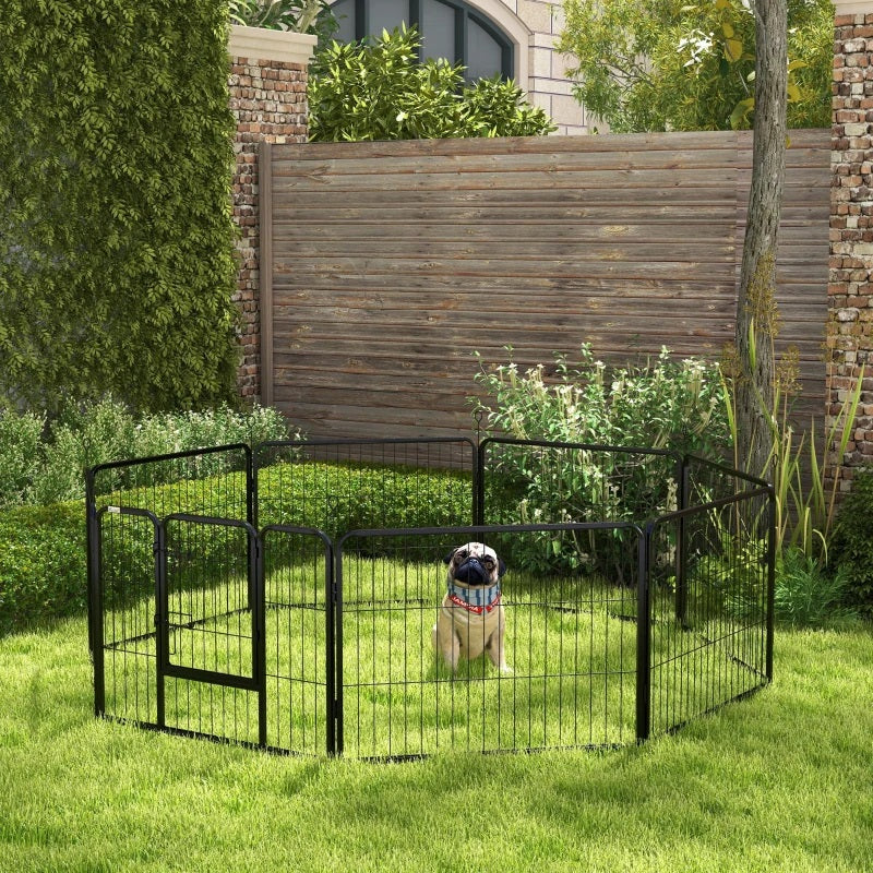 Heavy Duty 8-Panel Pet Playpen Portable Dog Pen for Indoor & Outdoor Use 23.5" High