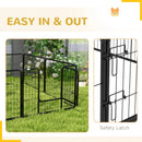 Dog Kennels, Heavy Duty 8-Panel Pet Playpen Portable Dog Pen for Indoor & Outdoor Use 23.5" High - Seasonal Overstock