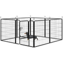 Dog Kennels, Heavy Duty 8-Panel Pet Playpen Portable Dog Pen for Indoor & Outdoor Use 31" High - Seasonal Overstock