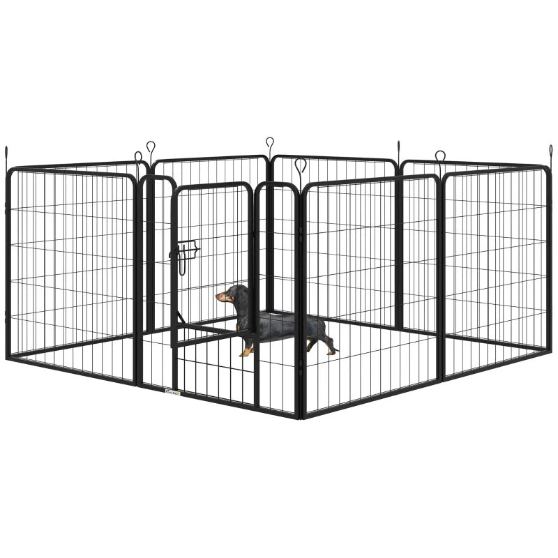 Heavy Duty 8-Panel Pet Playpen Portable Dog Pen for Indoor & Outdoor Use 31" High