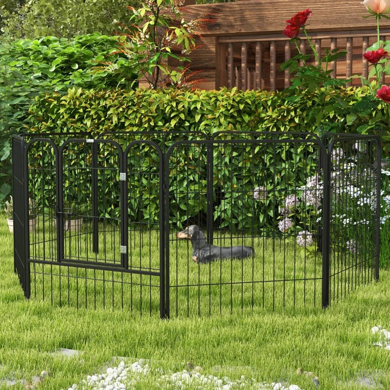 Heavy Duty 8-Panel Pet Playpen Portable Dog Pen for Indoor & Outdoor Use 31" High