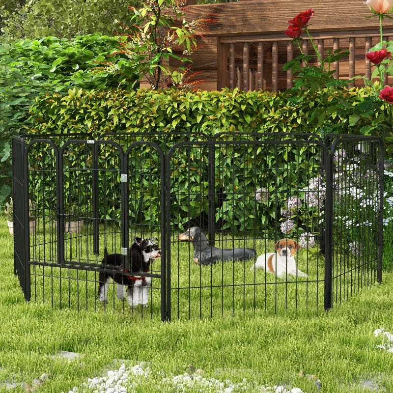 Heavy Duty 8-Panel Pet Playpen Portable Dog Pen for Indoor & Outdoor Use 31" High